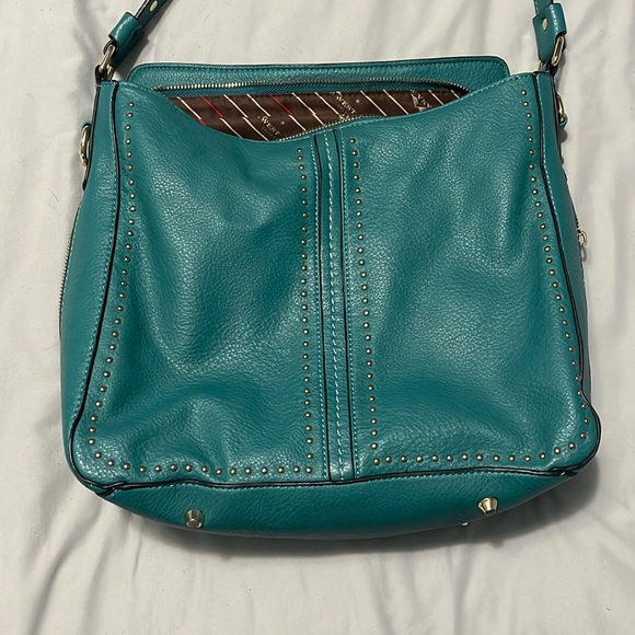 Montana West Large Leather Hobo Handbag Women's Concealed Carry Studded. - Picture 1 of 7